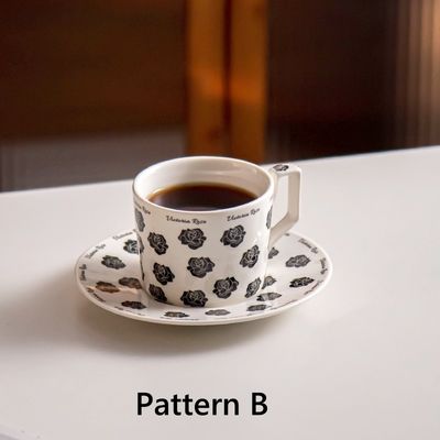Porcelain Ramadan Cups Set Ceramic Ramadan Coffee Cups With Saucer Holder And Gift Box