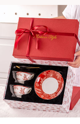 200ML Ceramic Type Porcelain Cup And Saucer Plate Tea Perfect For Mom On Mother'S Day