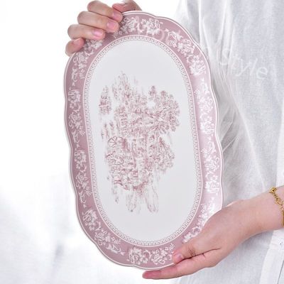 Ceramic Valentine'S Day Porcelain Gift Set For St Valentin Under Glazed