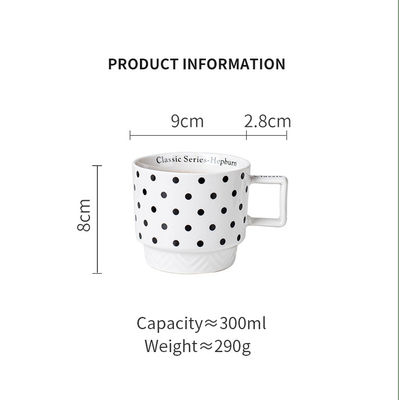 Emo Custom Cup Stackable Porcelain Mugs Perfect For Coffee And Tea Father'S Day Gift