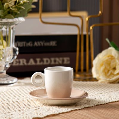 Coffee Cups Of 6 Luxury Pink Espresso Cups And Plate Design Ceramic Mugs Water Coffee Milk Cup Mug Ceramic Coffee Mugs for Wholesale