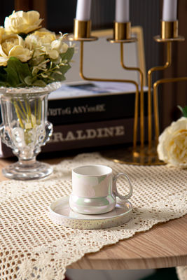 Ceramic Coffee Cups And Saucers  Luxury Bulk Tea Cup For Occasion Business Gifts
