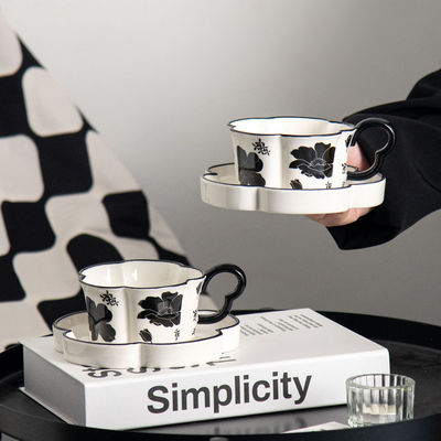 Romantic Ceramic Tailcoat Series Coffee Cup And Saucer Set Ideal For Drinkware Type