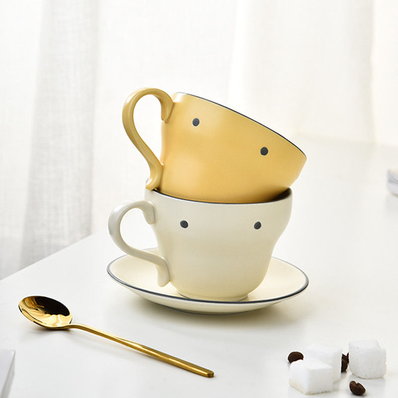 Stocked Ceramic Cups Saucers Ceramic Stoneware Coffee Mug And Saucer Set For Tea